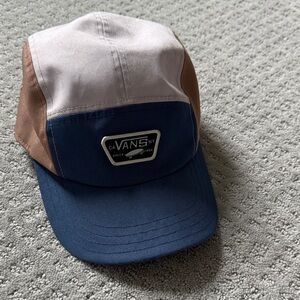 Vans Colorblock 5-Panel Cap - Blue, Tan, White